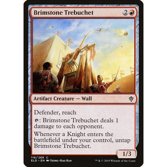Image for Brimstone Trebuchet (116) (ELD) - Magic: The Gathering