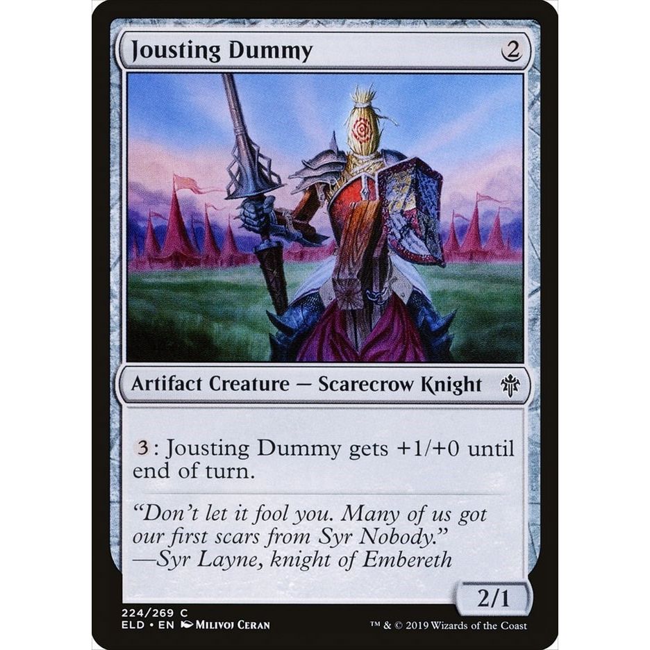 Image for Jousting Dummy (224) (ELD) - Magic: The Gathering