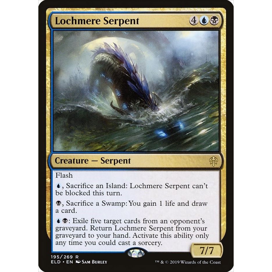 Image for Lochmere Serpent (195) (ELD) - Magic: The Gathering