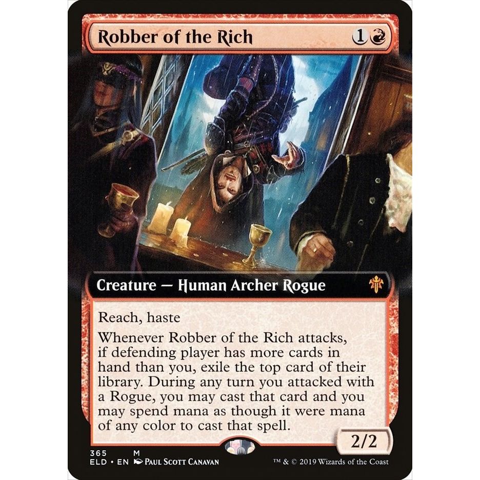 Image for Robber of the Rich (Extended Art) (365) (ELD) - Magic: The Gathering