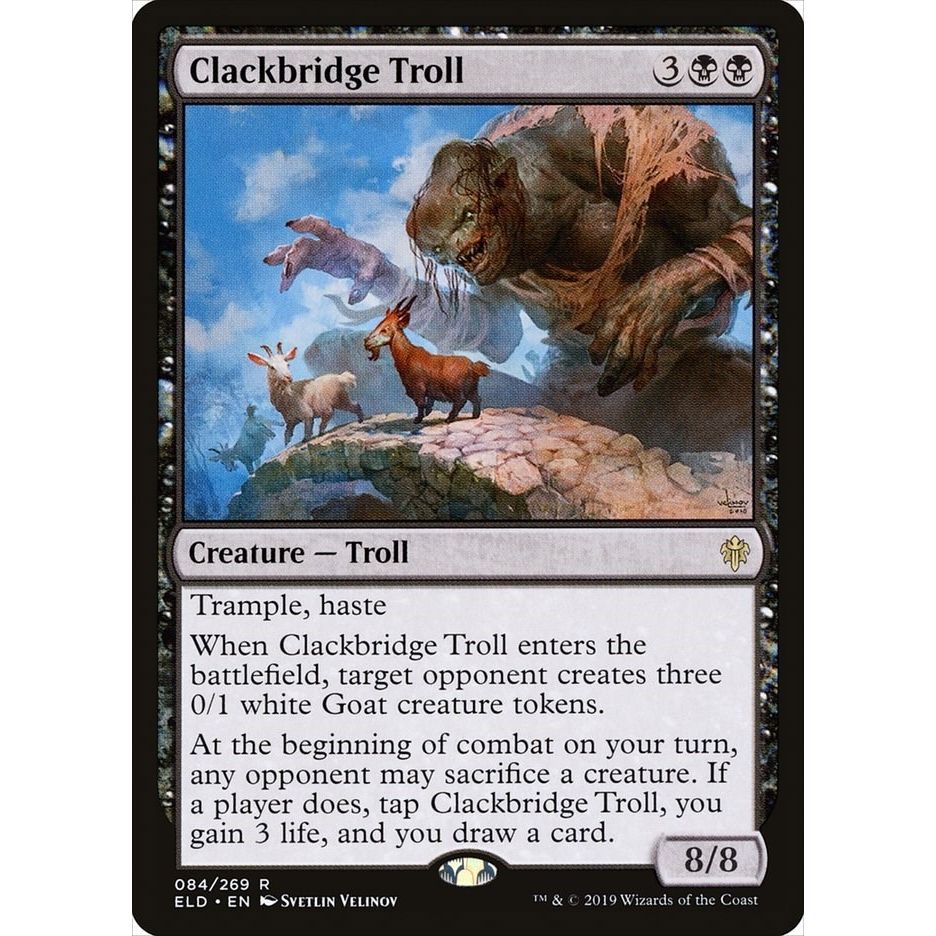 Image for Clackbridge Troll (84) (ELD) - Magic: The Gathering