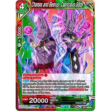 Image for Champa and Beerus, Capricious Gods (DB1-088) (DB1) - Dragon Ball Super: Masters