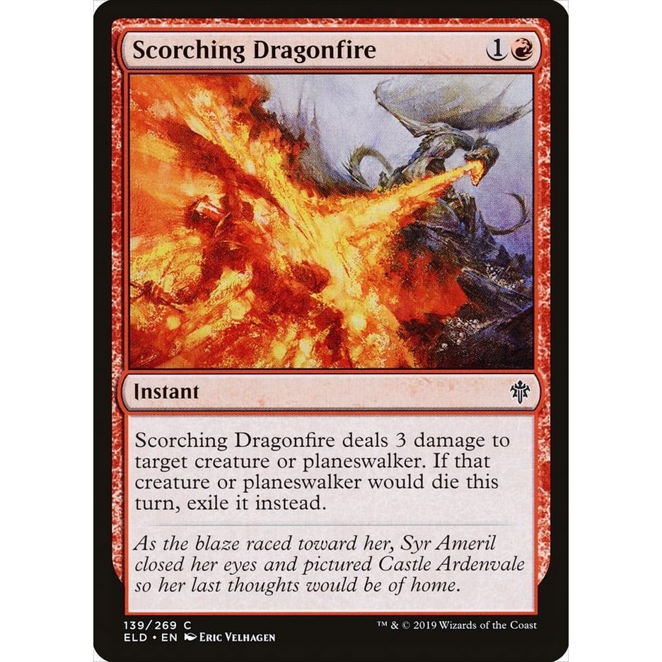 Image for Scorching Dragonfire (139) (ELD) - Magic: The Gathering