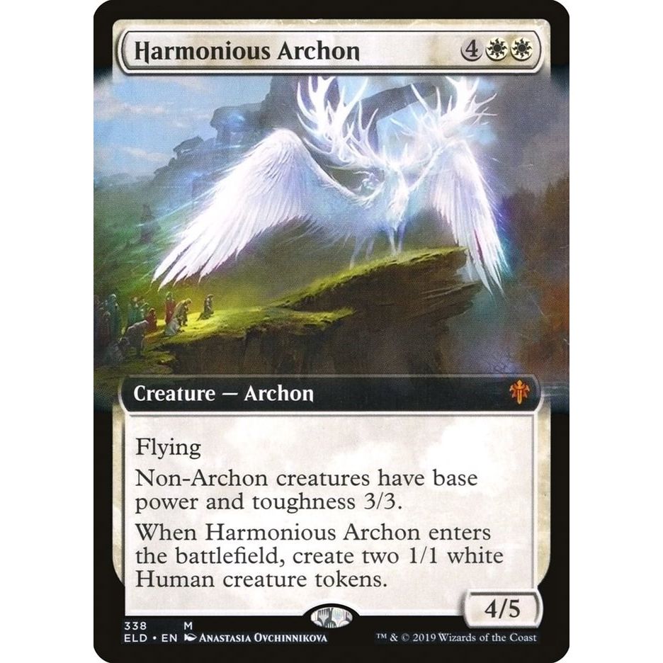 Image for Harmonious Archon (Extended Art) (338) (ELD) - Magic: The Gathering