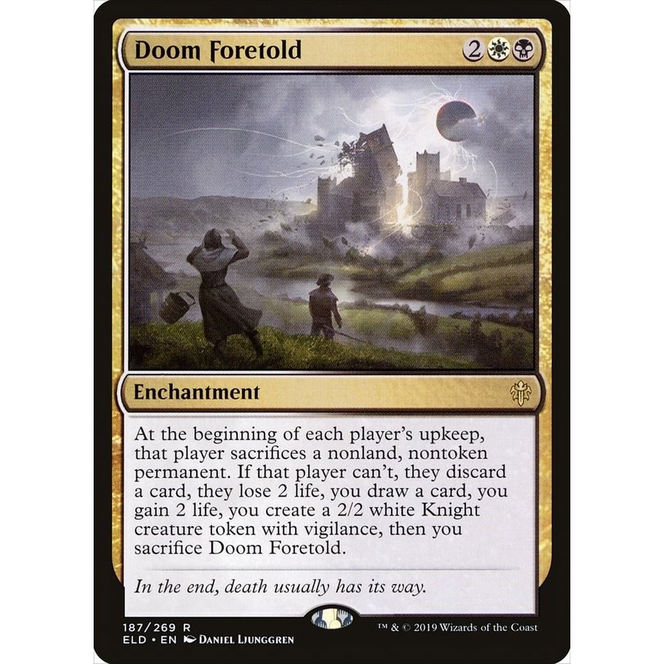 Image for Doom Foretold (187) (ELD) - Magic: The Gathering