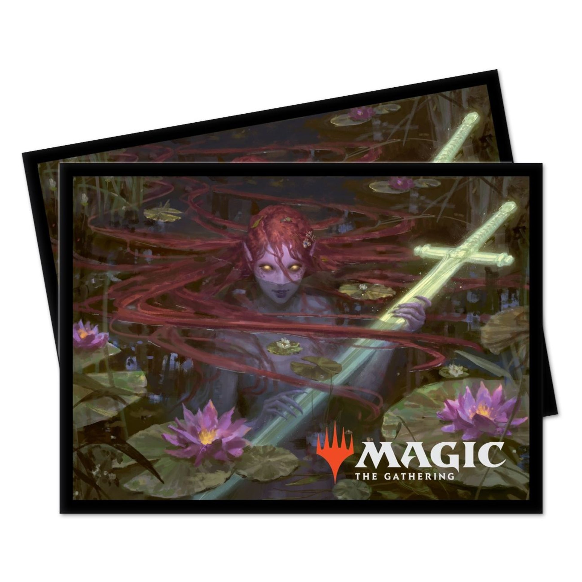 Image for Throne of Eldraine Emry, Lurker of the Loch Deck Protector sleeves for Magic (100-Pack) - Card Sleeves