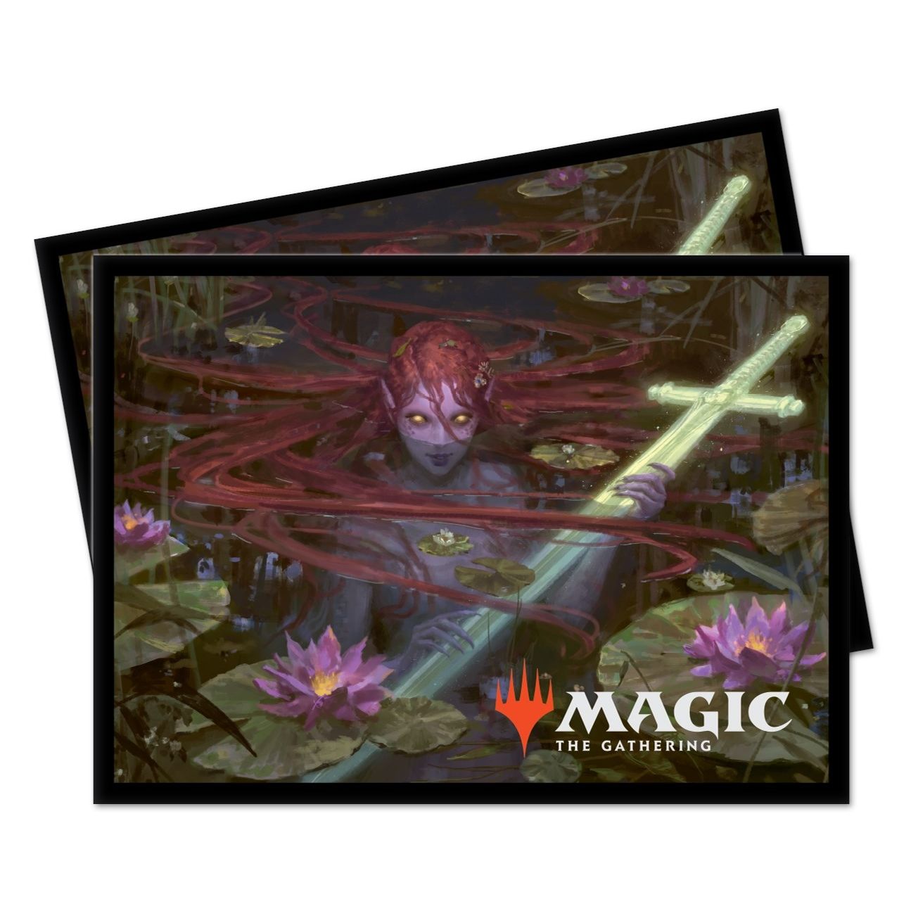 Image for Throne of Eldraine Emry, Lurker of the Loch Deck Protector sleeves for Magic (100-Pack) - Card Sleeves