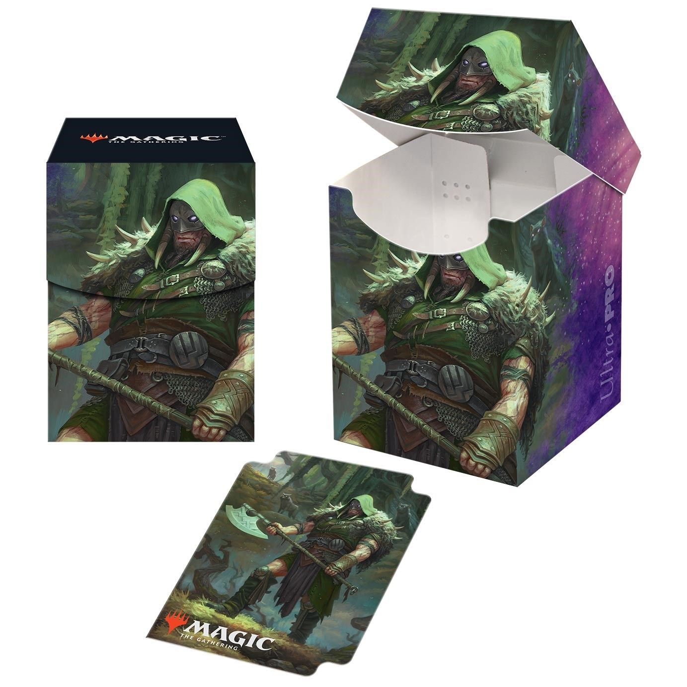Image for Throne of Eldraine PRO-100+ Deck Box - Garruk, Cursed Huntsman - Deck Boxes