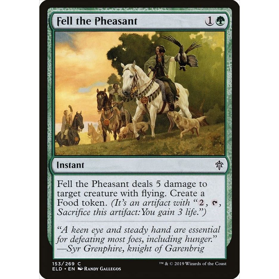Image for Fell the Pheasant (153) (ELD) - Magic: The Gathering
