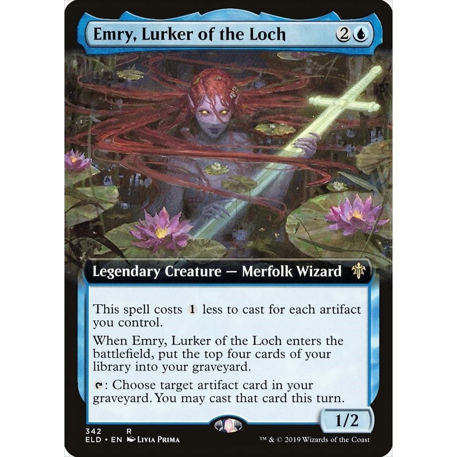Image for Emry, Lurker of the Loch (Extended Art) (342) (ELD) - Magic: The Gathering