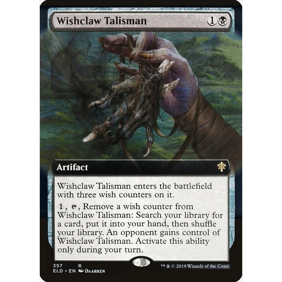 Image for Wishclaw Talisman (Extended Art) (357) (ELD) - Magic: The Gathering
