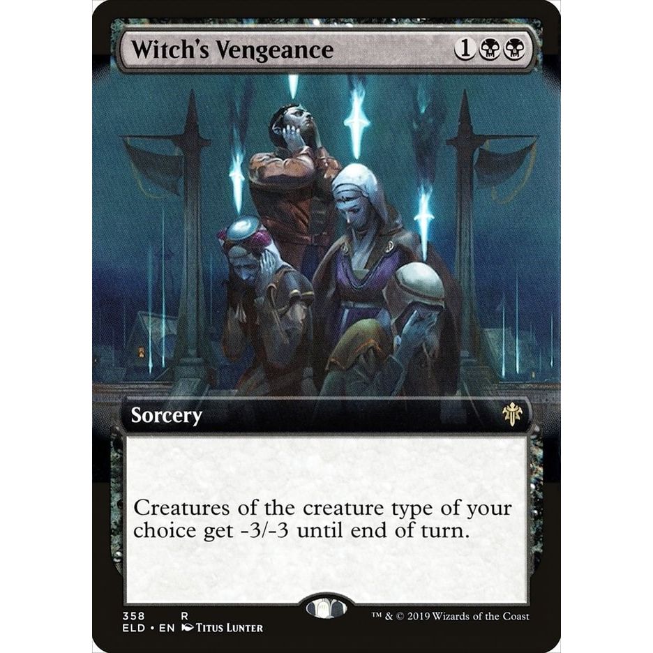 Image for Witch's Vengeance (Extended Art) (358) (ELD) - Magic: The Gathering