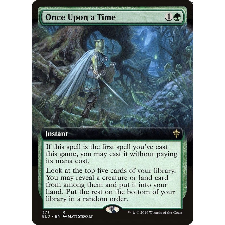 Image for Once Upon a Time (Extended Art) (371) (ELD) - Magic: The Gathering