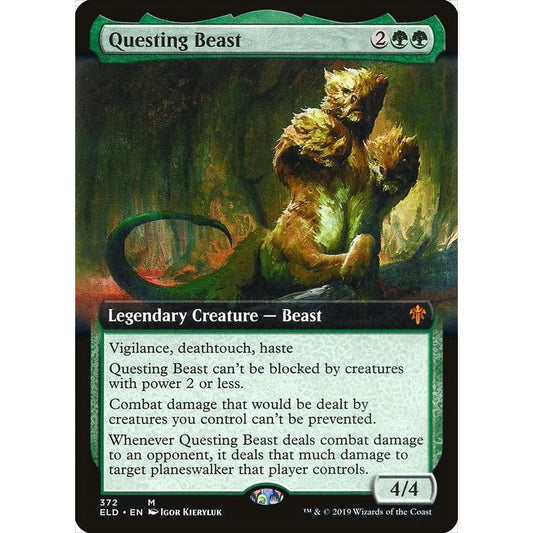 Image for Questing Beast (Extended Art) (372) (ELD) - Magic: The Gathering