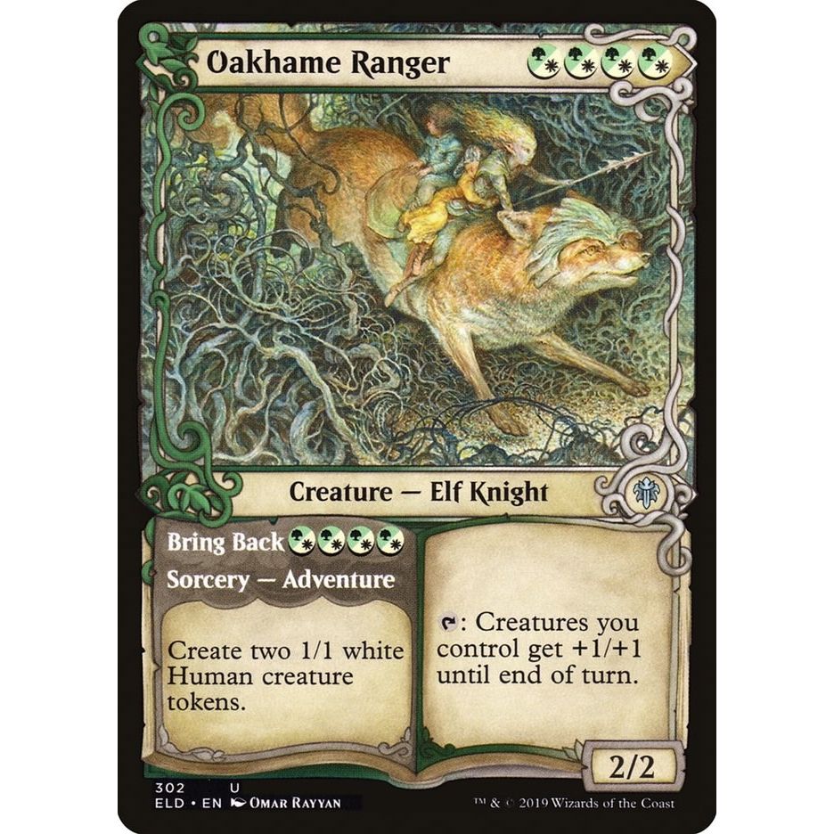 Image for Oakhame Ranger (Showcase) (302) (ELD) - Magic: The Gathering