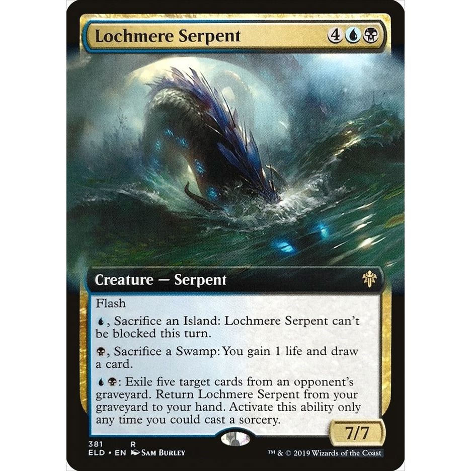 Image for Lochmere Serpent (Extended Art) (381) (ELD) - Magic: The Gathering