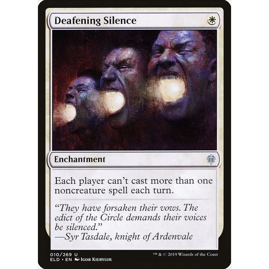 Image for Deafening Silence (10) (ELD) - Magic: The Gathering