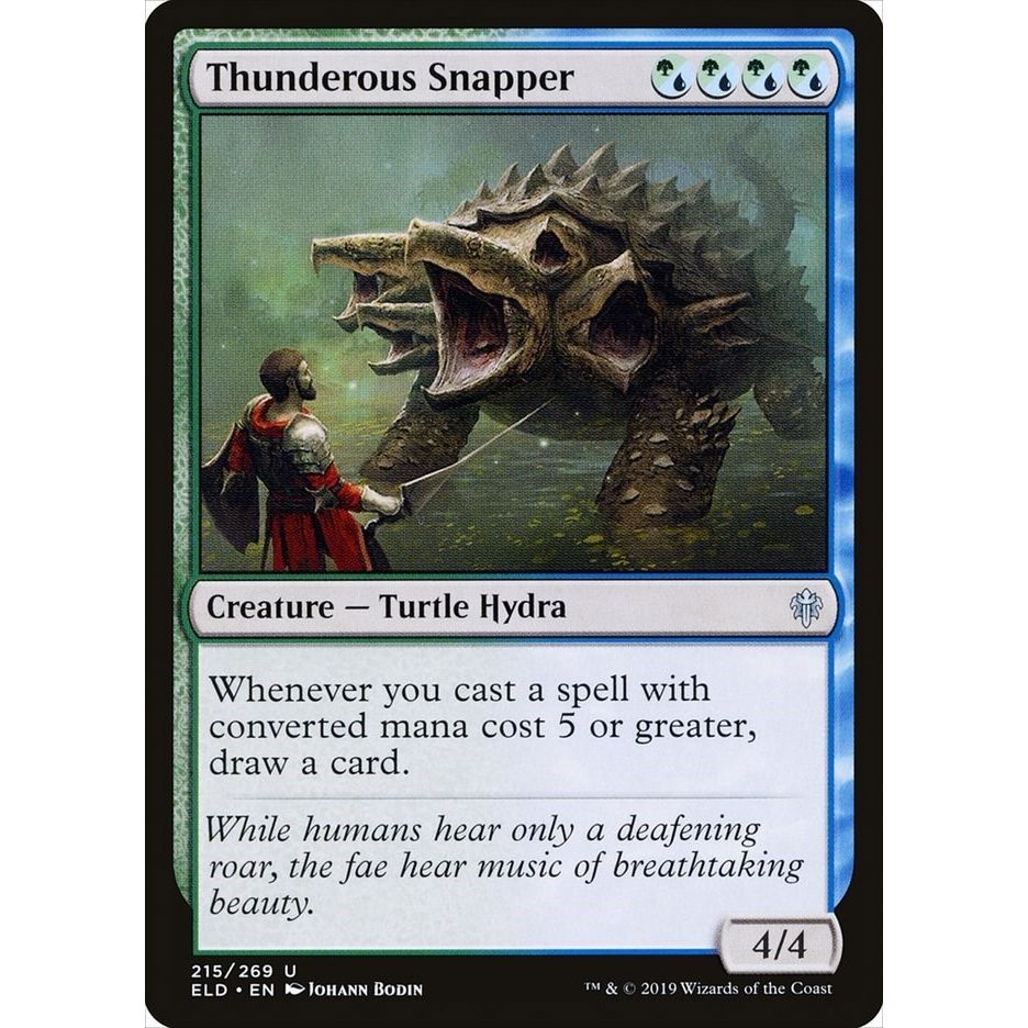 Image for Thunderous Snapper (215) (ELD) - Magic: The Gathering