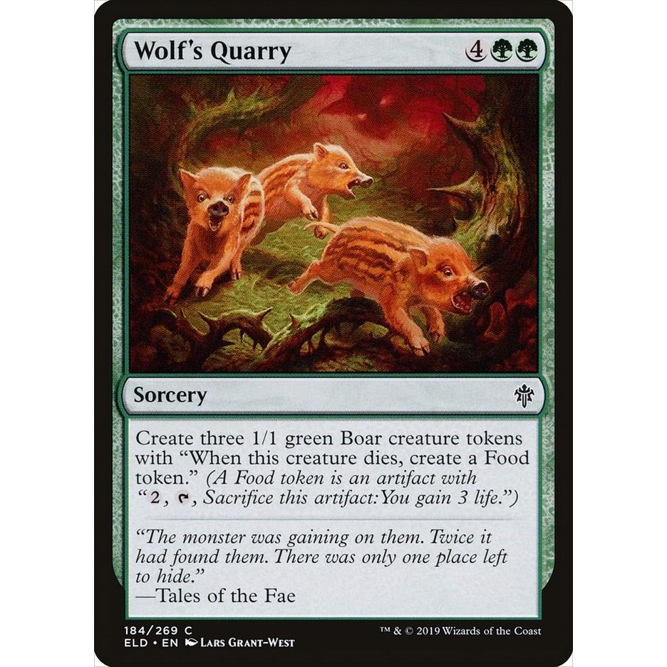 Image for Wolf's Quarry (184) (ELD) - Magic: The Gathering