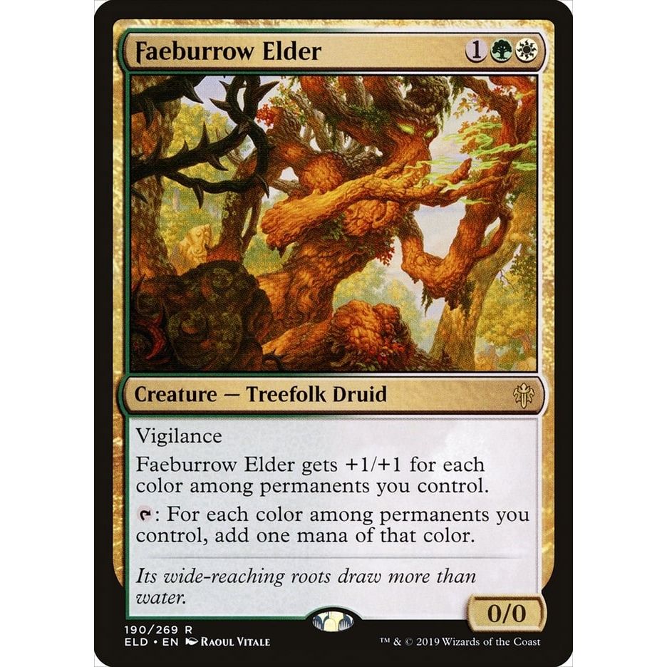 Image for Faeburrow Elder (190) (ELD) - Magic: The Gathering
