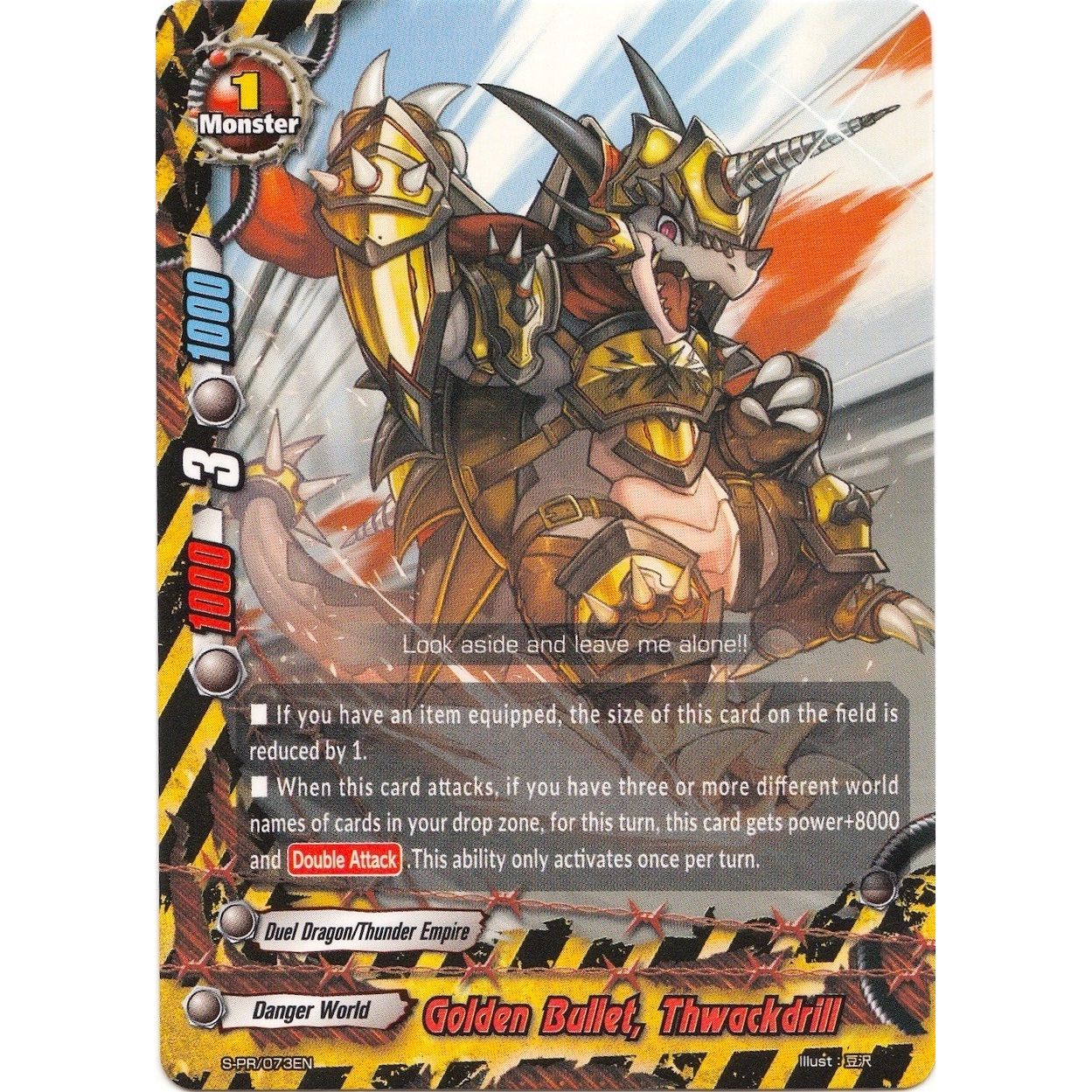 Image for Golden Bullet, Thwackdrill (S-PR/073EN) (S-PR) - Future Card BuddyFight