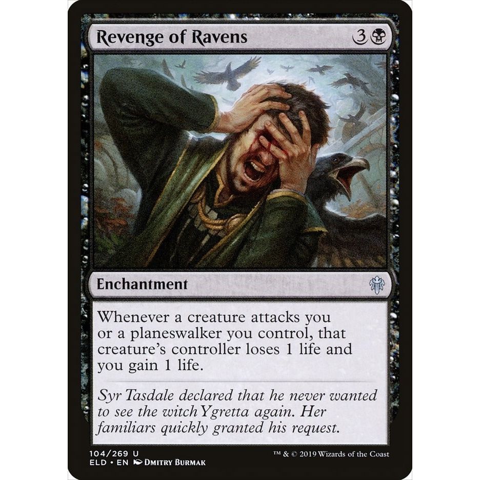 Image for Revenge of Ravens (104) (ELD) - Magic: The Gathering