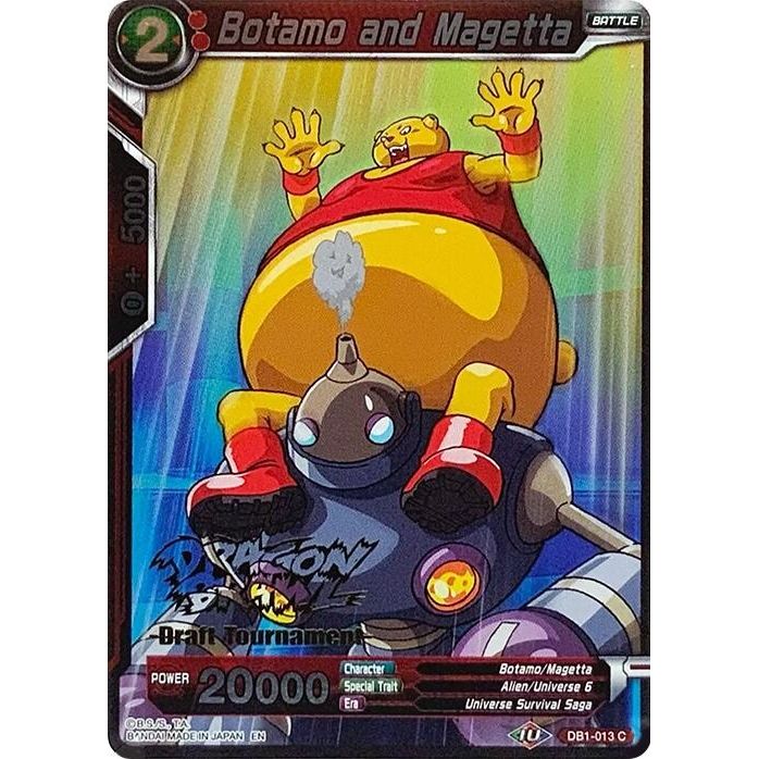 Image for Botamo and Magetta (Dragon Brawl Draft Tournament Gold Stamped) (DB1-013) (PR) - Dragon Ball Super: Masters