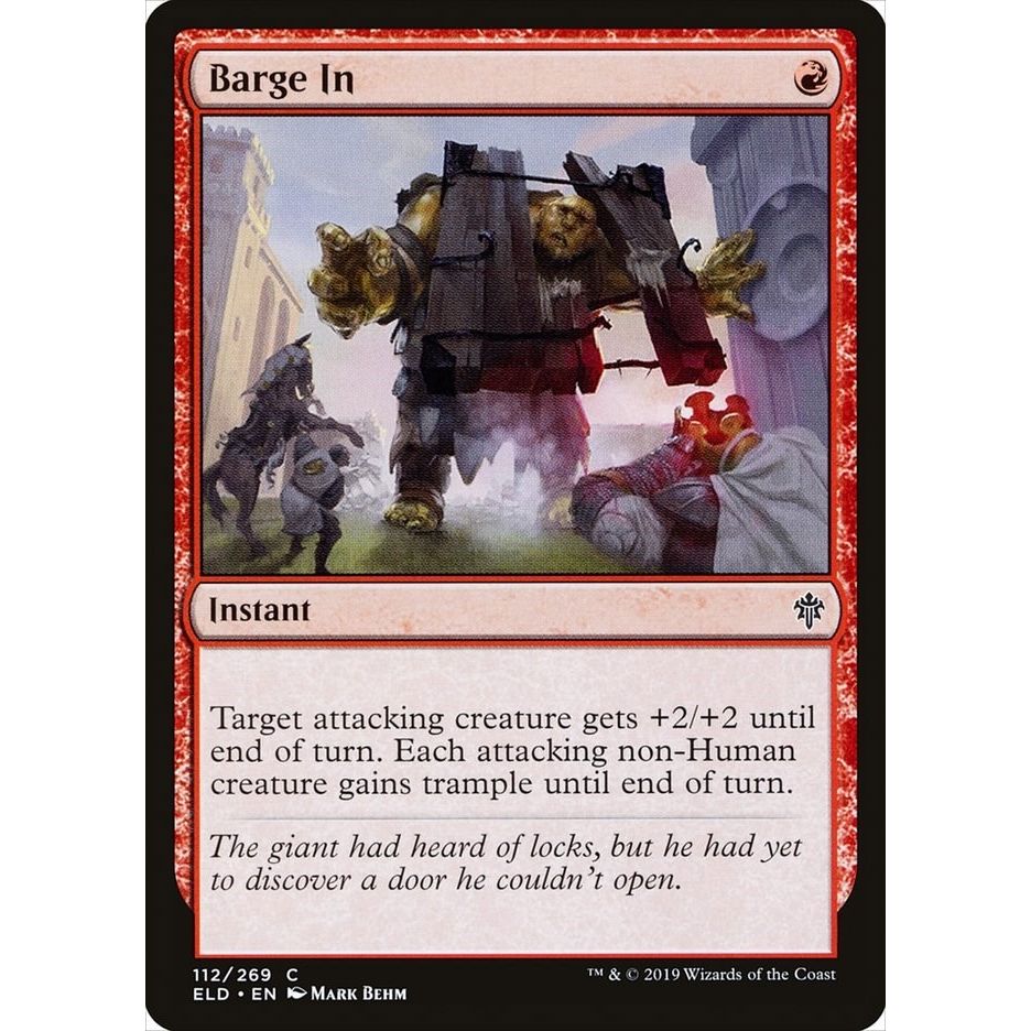 Image for Barge In (112) (ELD) - Magic: The Gathering