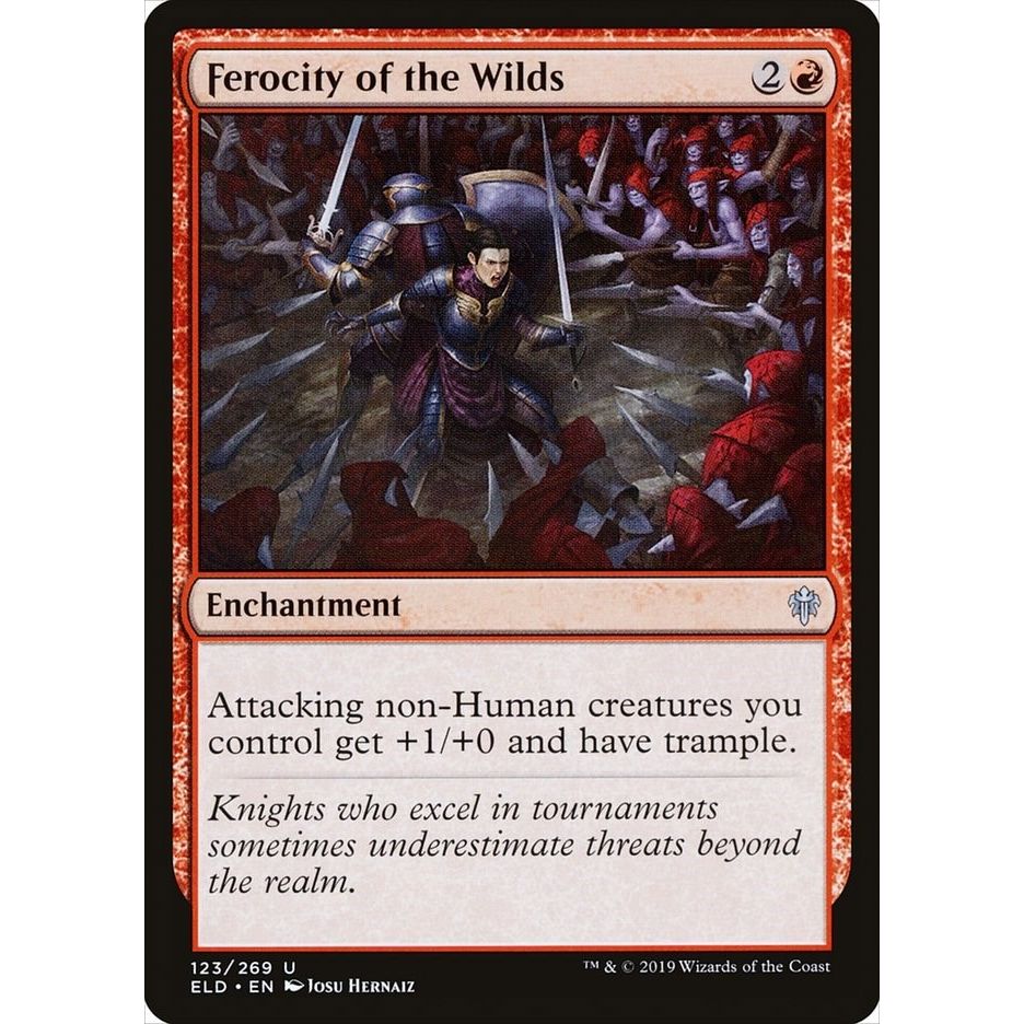 Image for Ferocity of the Wilds (123) (ELD) - Magic: The Gathering