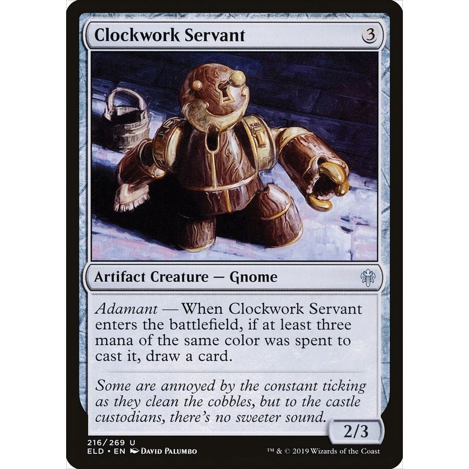 Image for Clockwork Servant (216) (ELD) - Magic: The Gathering