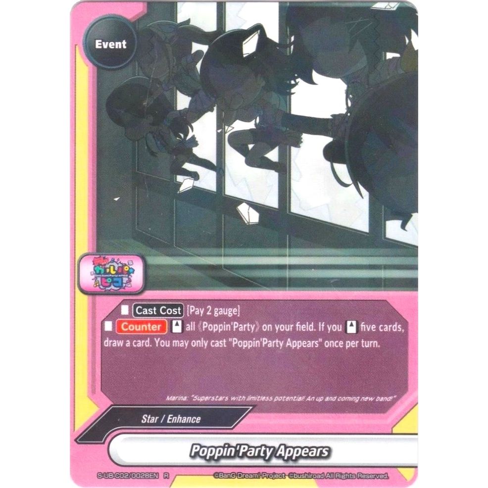 Image for Poppin'Party Appears (S-UB-C02/0028EN) (S-UB-C02) - Future Card BuddyFight