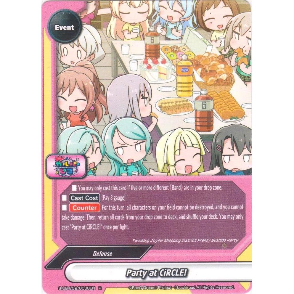 Image for Party at CiRCLE! (S-UB-C02/0030EN) (S-UB-C02) - Future Card BuddyFight