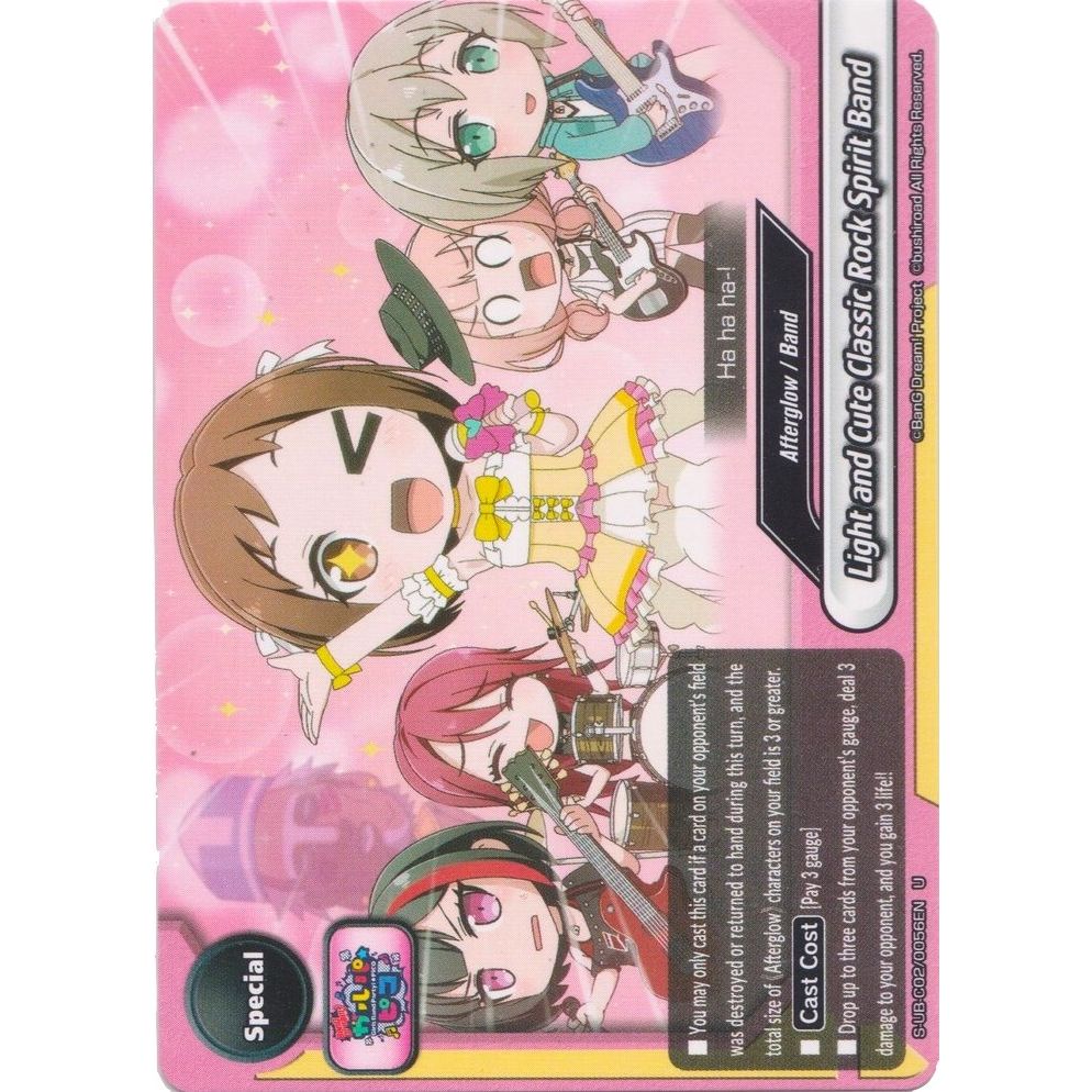 Image for Light and Cute Classic Rock Spirit Band (S-UB-C02/0056EN) (S-UB-C02) - Future Card BuddyFight