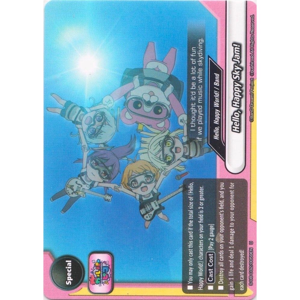Image for Hello, Happy Sky Jam! (S-UB-C02/0059EN) (S-UB-C02) - Future Card BuddyFight