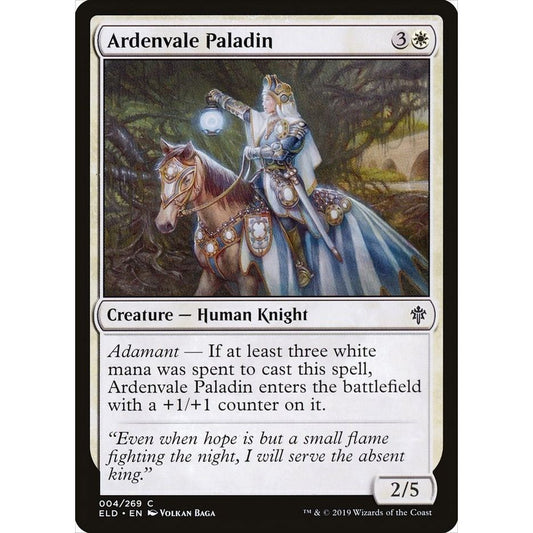 Image for Ardenvale Paladin (4) (ELD) - Magic: The Gathering