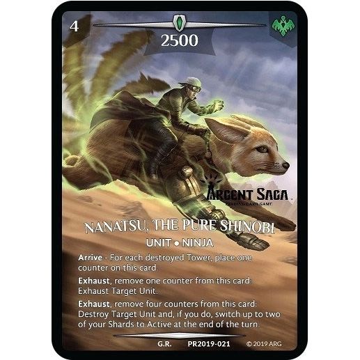 Image for Nanatsu, The Pure Shinobi (Full Art) (Argent Saga Championship - Stamped) (PR2019-021) (PR) - Argent Saga TCG