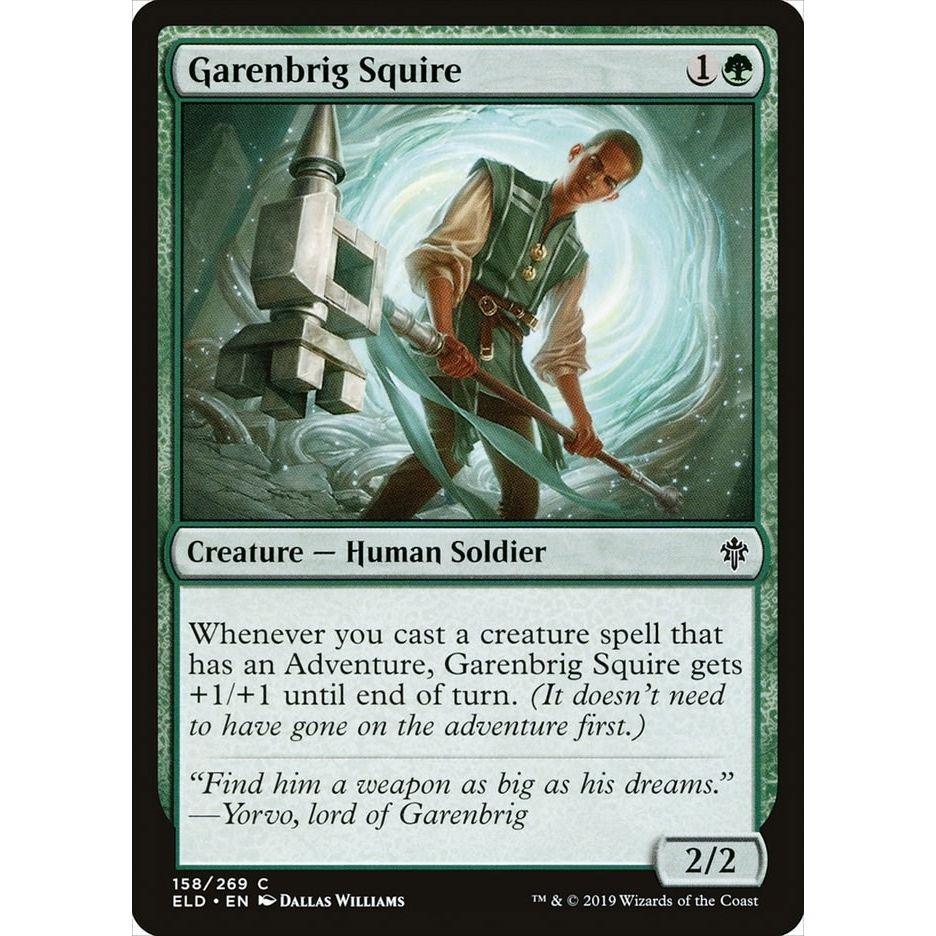 Image for Garenbrig Squire (158) (ELD) - Magic: The Gathering