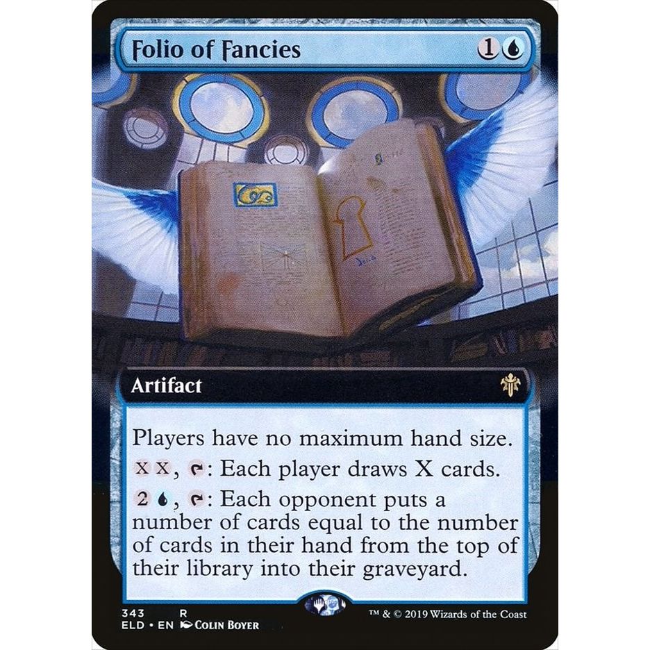Image for Folio of Fancies (Extended Art) (343) (ELD) - Magic: The Gathering