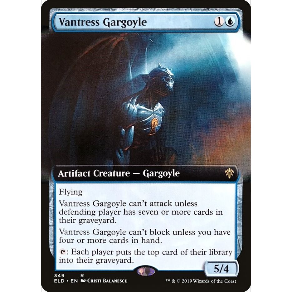 Image for Vantress Gargoyle (Extended Art) (349) (ELD) - Magic: The Gathering