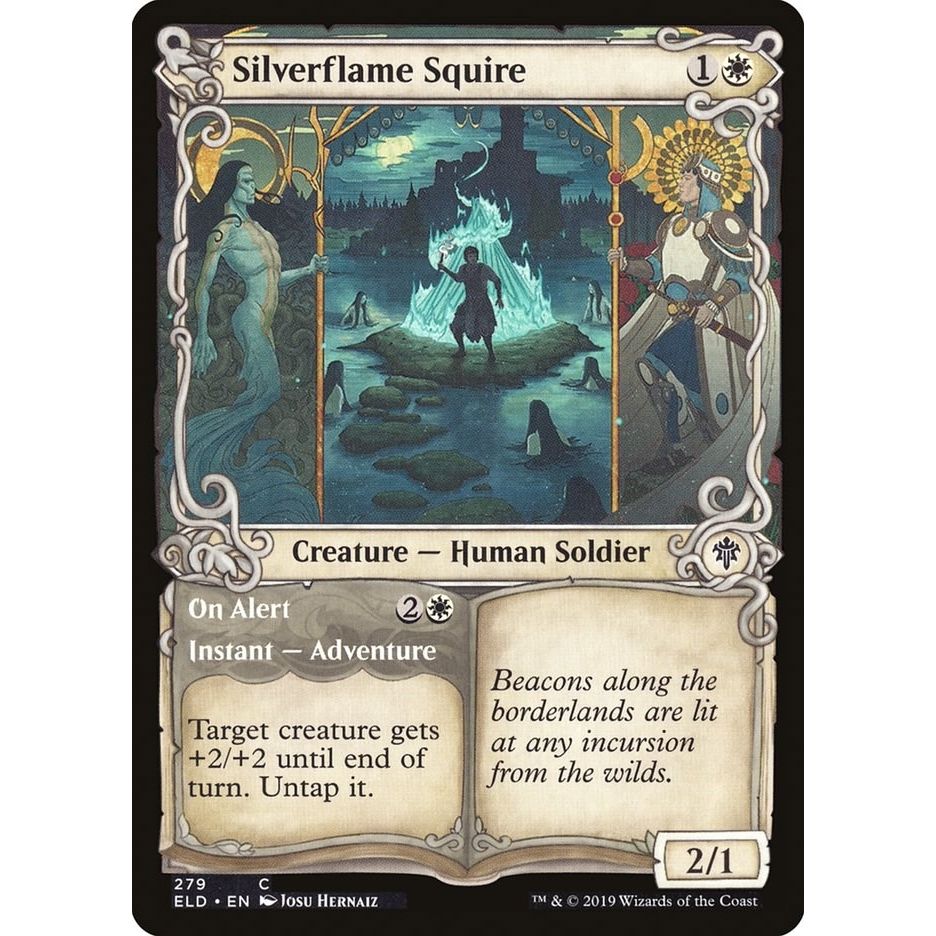 Image for Silverflame Squire (Showcase) (279) (ELD) - Magic: The Gathering