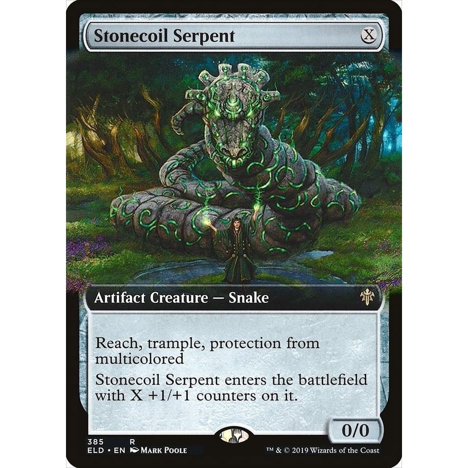 Image for Stonecoil Serpent (Extended Art) (385) (ELD) - Magic: The Gathering