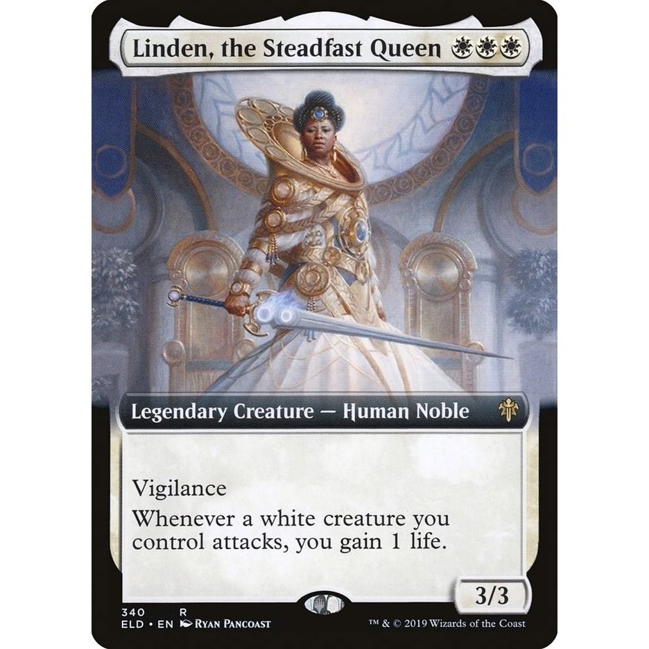 Image for Linden, the Steadfast Queen (Extended Art) (340) (ELD) - Magic: The Gathering
