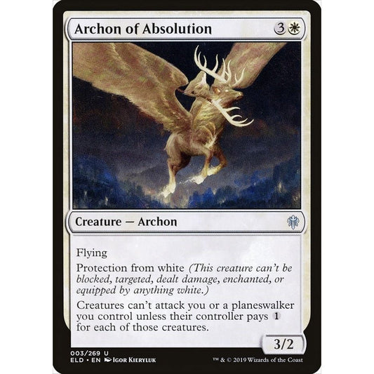 Image for Archon of Absolution (3) (ELD) - Magic: The Gathering