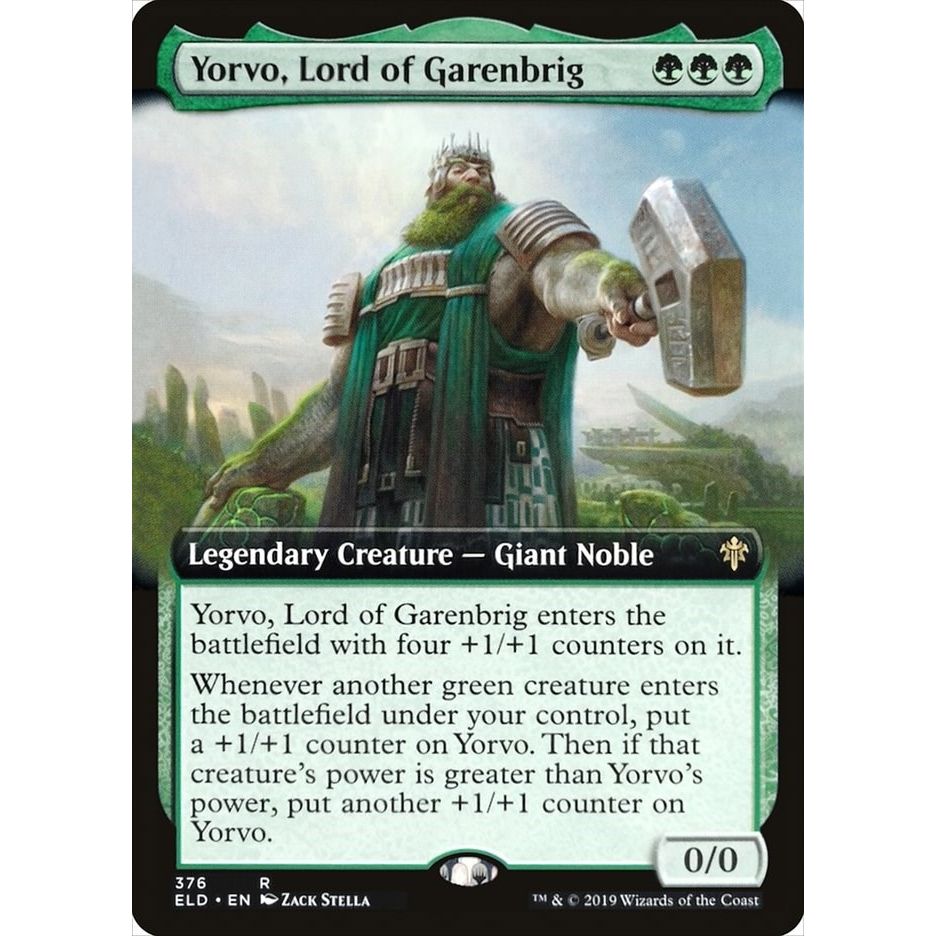 Image for Yorvo, Lord of Garenbrig (Extended Art) (376) (ELD) - Magic: The Gathering