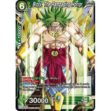 Image for Broly, The Rampaging Horror (Shatterfoil) (BT1-073) (DB1) - Dragon Ball Super: Masters