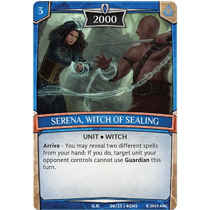 Image for Serena, Witch of Sealing (6/25 | 4GNS) (GENE) - Argent Saga TCG