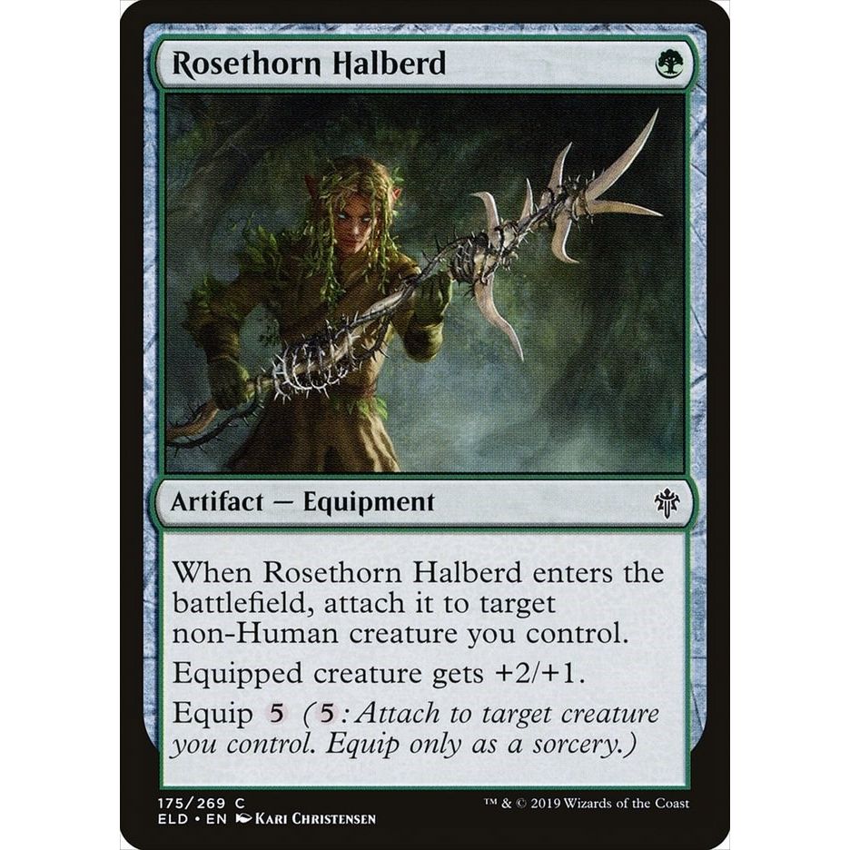 Image for Rosethorn Halberd (175) (ELD) - Magic: The Gathering