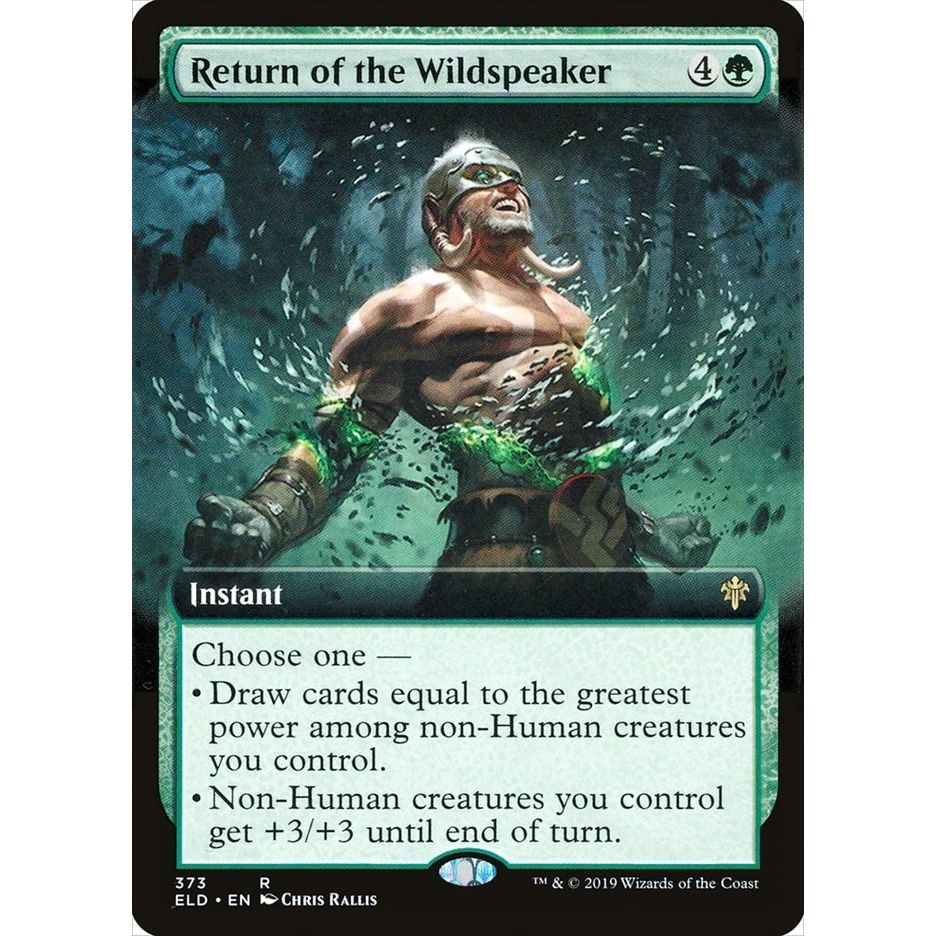 Image for Return of the Wildspeaker (Extended Art) (373) (ELD) - Magic: The Gathering