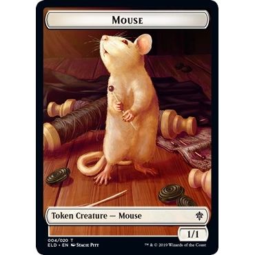 Image for Mouse Token (4) (ELD) - Magic: The Gathering