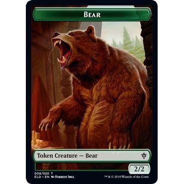 Image for Bear Token (8) (ELD) - Magic: The Gathering